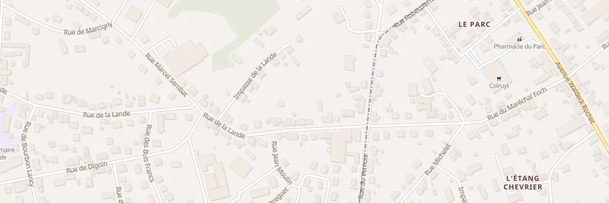 Plan du 49 Rue de la Lande à Montceau-les-Mines