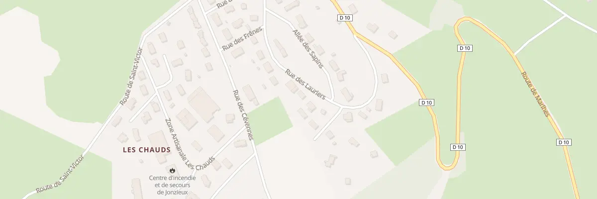Plan du 14 Rue des Lauriers à Jonzieux