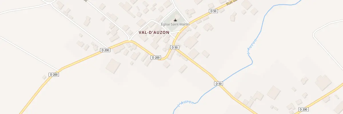 Plan du 2 Rue du Pont à Val-d’Auzon