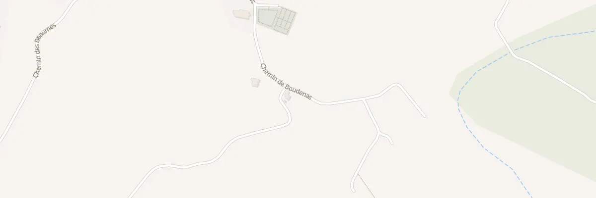 Plan du 315 Che de Boudenas à Chauzon