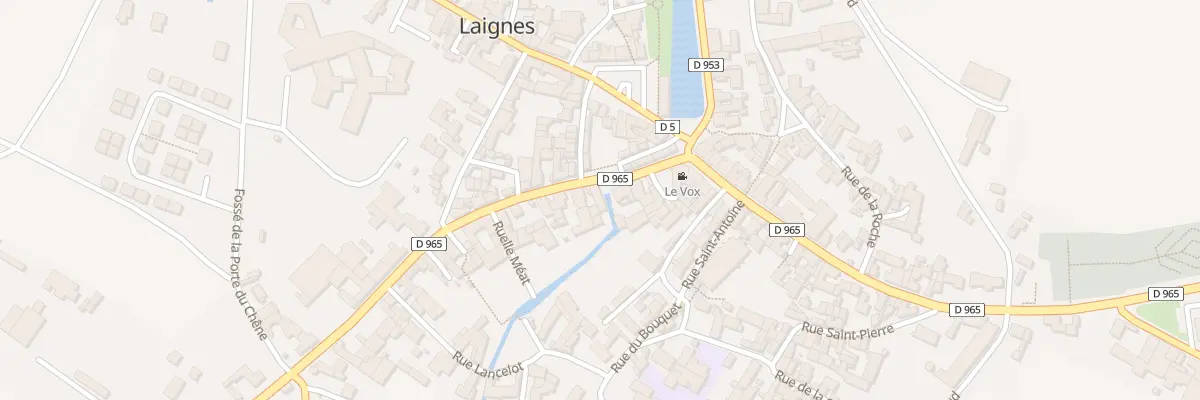 Plan du 15 Gr de la Maison Dieu à Laignes