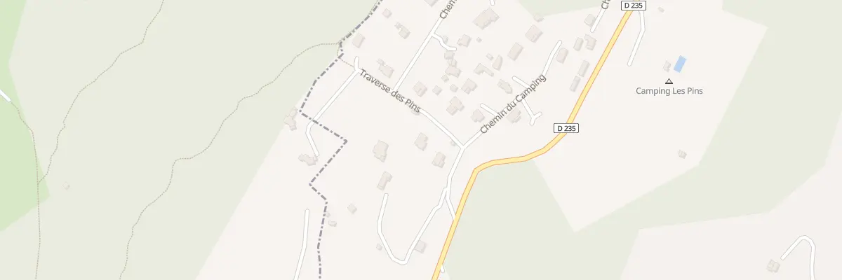 Plan du 3 Tra des Pins à Aubenas
