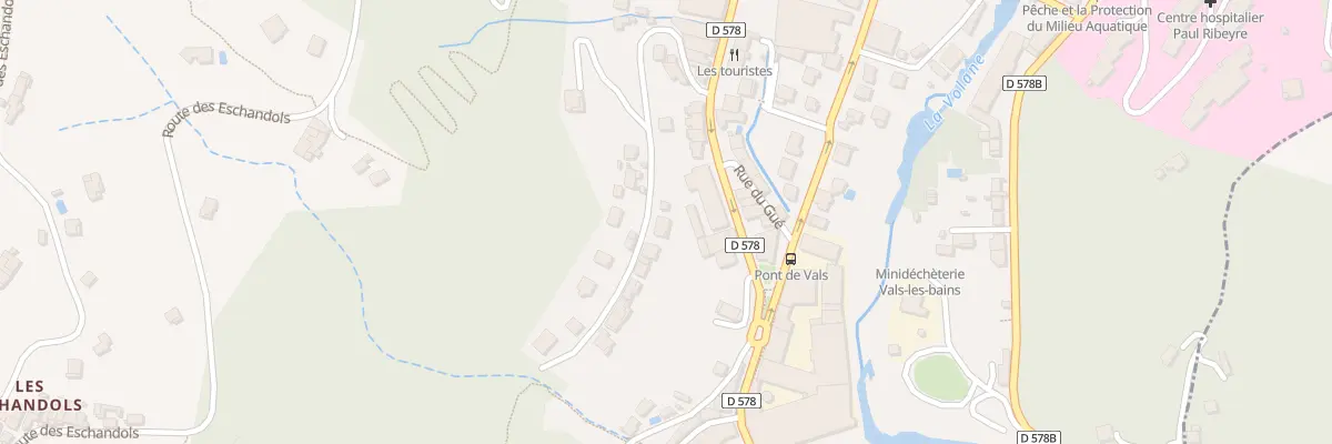 Plan du 9 Bd Pasteur à Vals-les-Bains