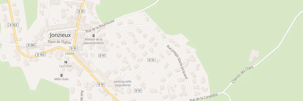 Plan du 4 Rue du Cure Jean Deshort à Jonzieux