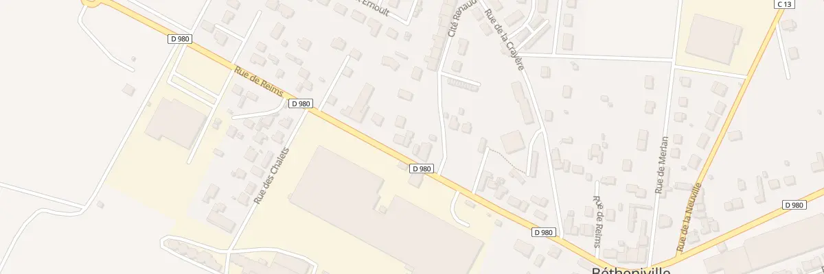 Plan du 42 Rue de Reims à Bétheniville