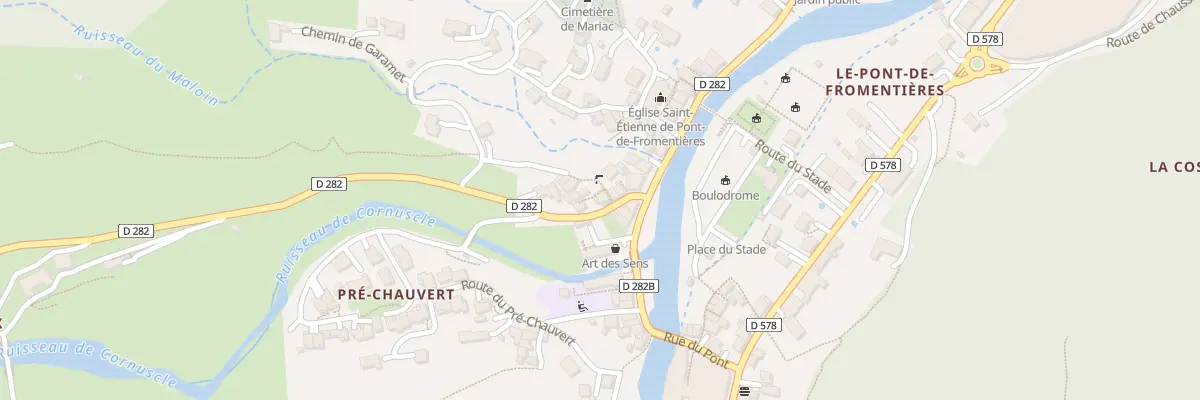 Plan du 40 Rte des Sarrets à Mariac