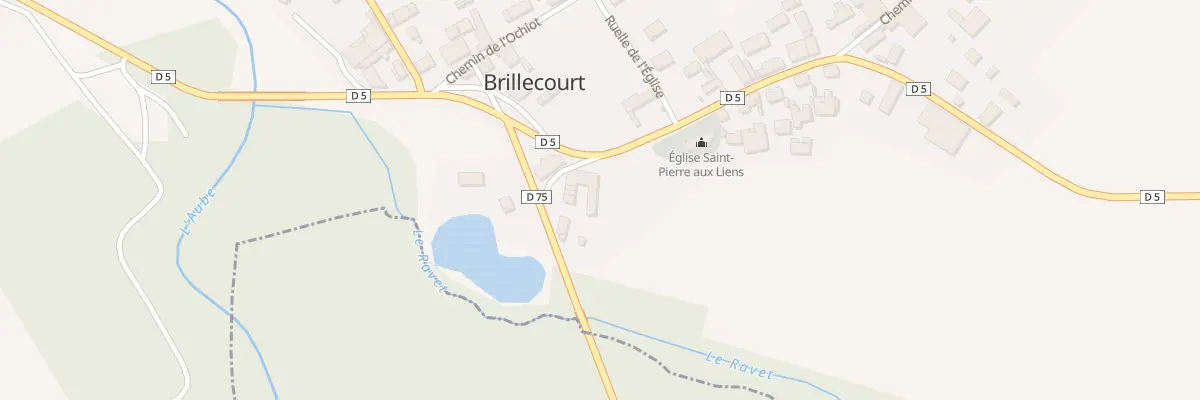 Plan du 23 Rte de Magnicourt à Brillecourt