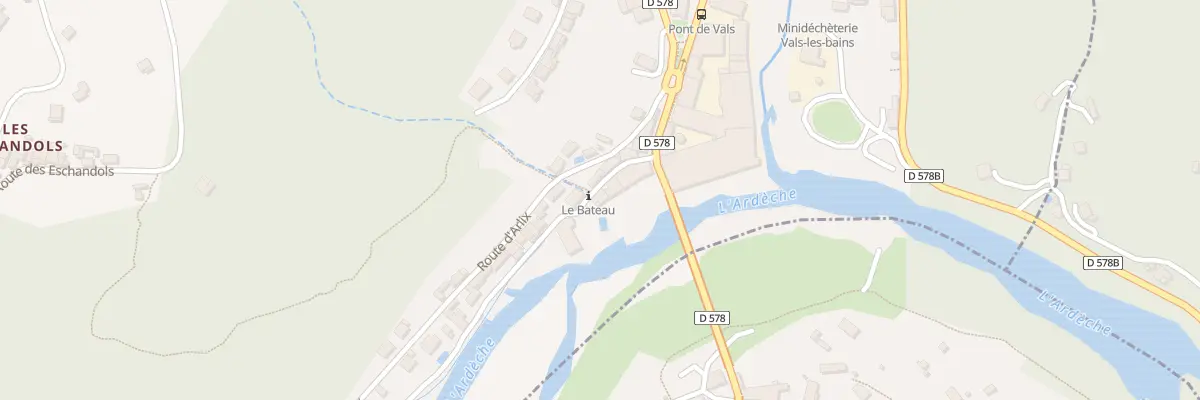 Plan du 5 Rue du Bateau à Vals-les-Bains
