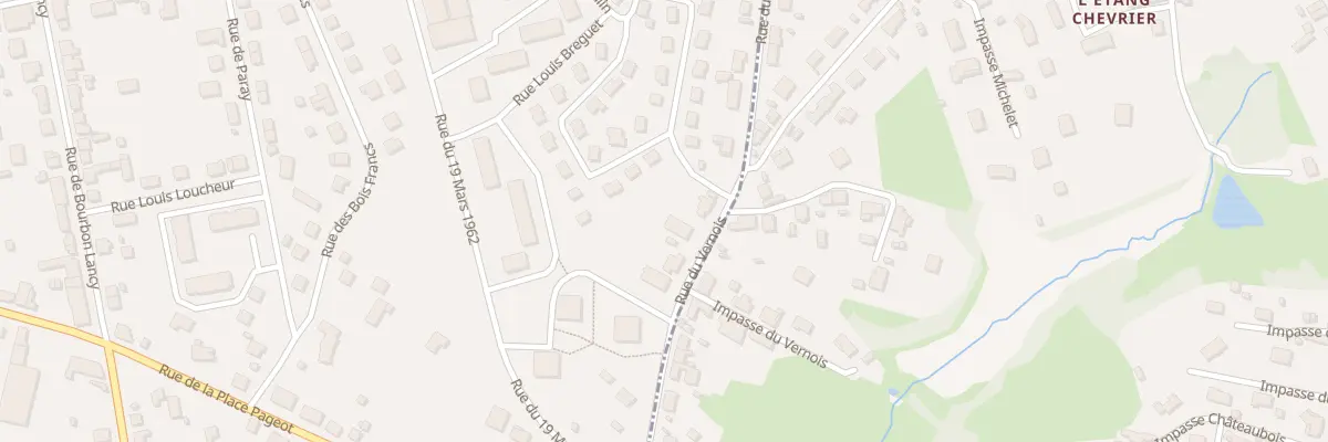 Plan du 34 Rue du Vernois à Montceau-les-Mines