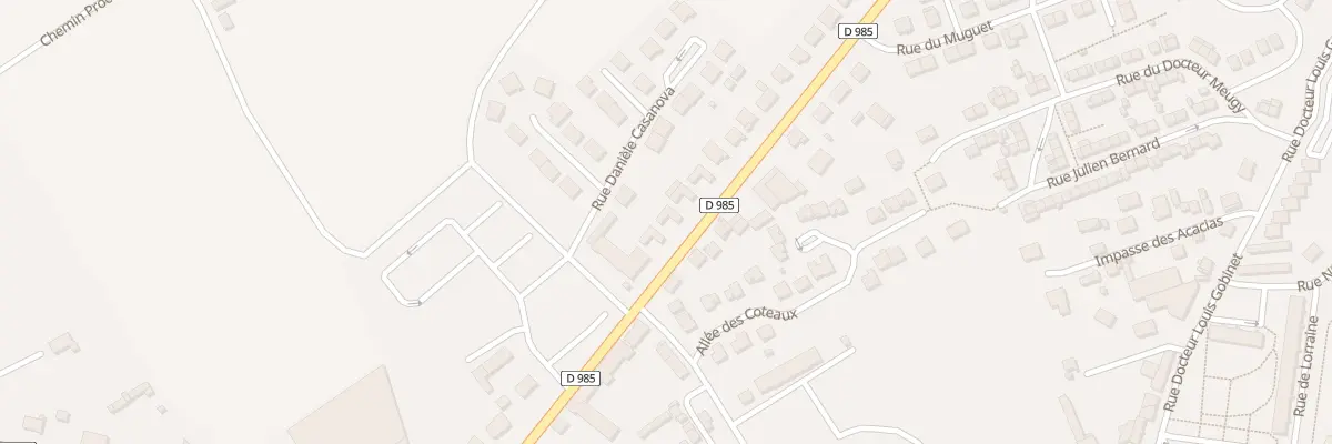 Plan du 23 Av General de Gaulle à Rethel