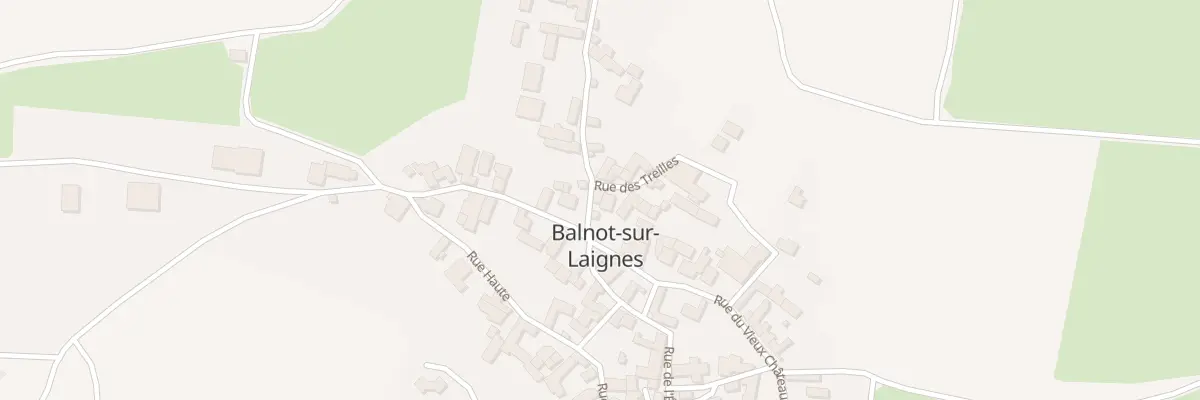 Plan du 2 Rue du Vieux Chateau à Balnot-sur-Laignes