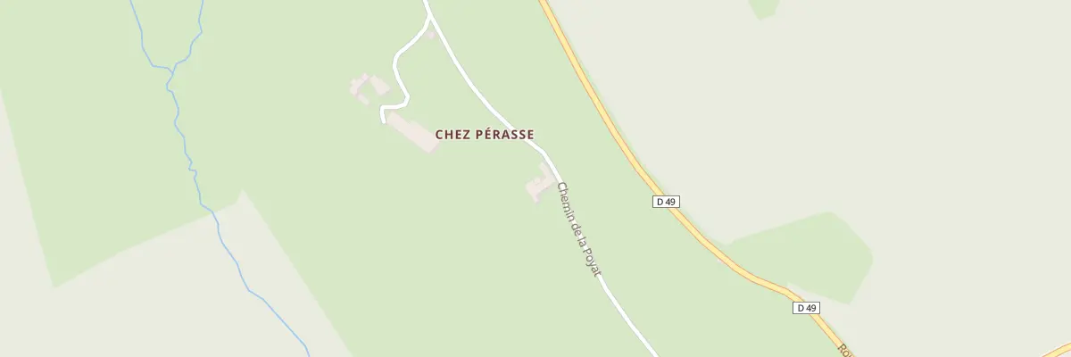 Plan du 5200 Chez Perasse à Violay
