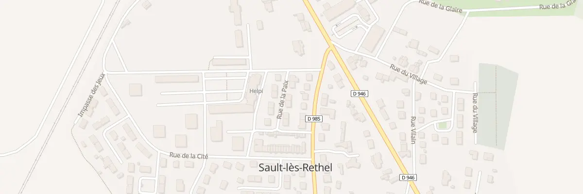 Plan du 5 Rue de la Paix à Sault-lès-Rethel