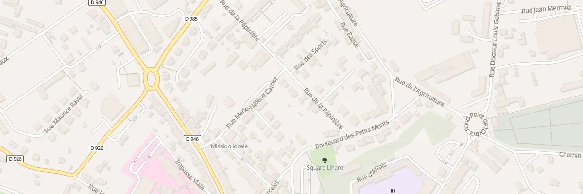 Plan du 11 Rue de la Pépiniére à Rethel