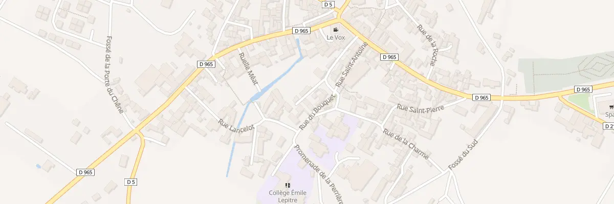 Plan du 8 Rue du Bouquet à Laignes