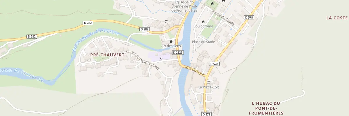 Plan du 814 Rive de la Dorne à Mariac