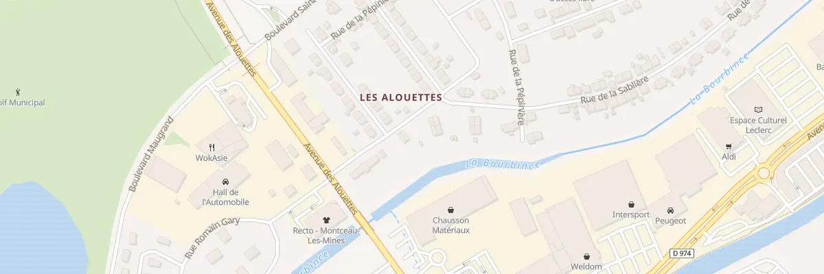 Plan du 19 Rue des Bains à Montceau-les-Mines