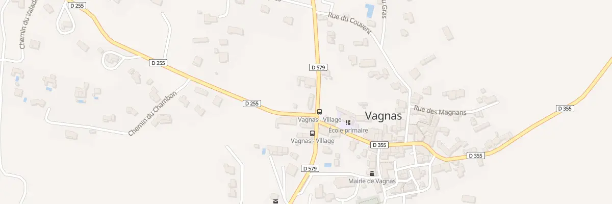 Plan du 15 Rte de Vallon à Vagnas