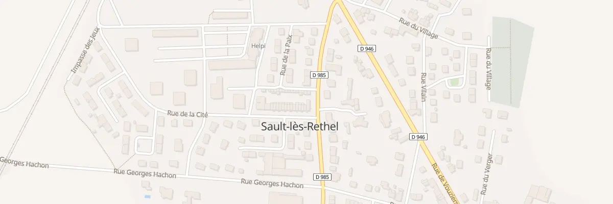 Plan du 2 Rue de la Cite à Sault-lès-Rethel