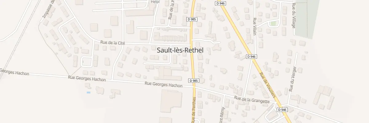 Plan du 230 Rue de Perthes à Sault-lès-Rethel