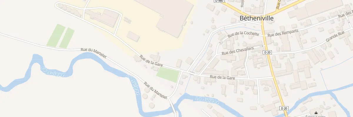 Plan du 6 Rue de la Gare à Bétheniville