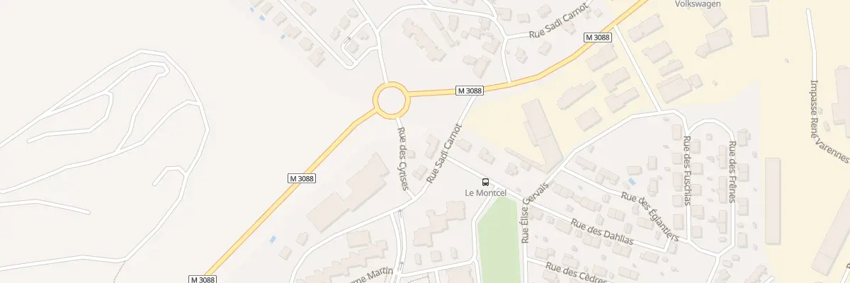 Plan du 21 Rue Sadi Carnot à La Ricamarie