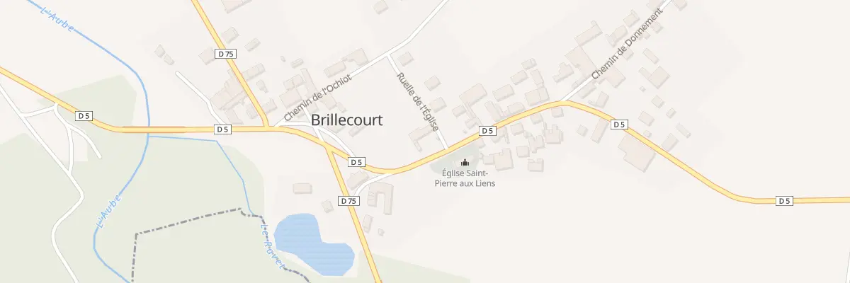 Plan du 20 Rue Principale à Brillecourt