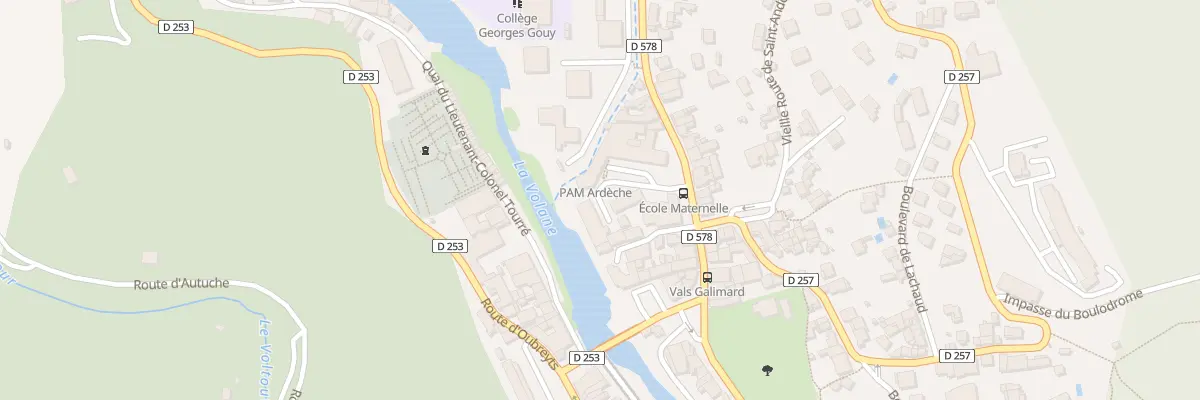Plan du 9A Fg d’Antraigues à Vals-les-Bains