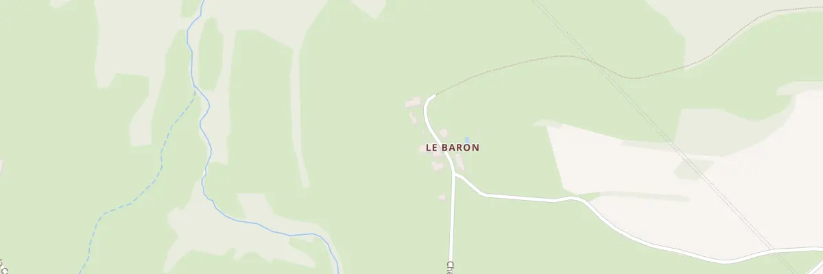 Plan du 169 Le Baron aux Sauvages