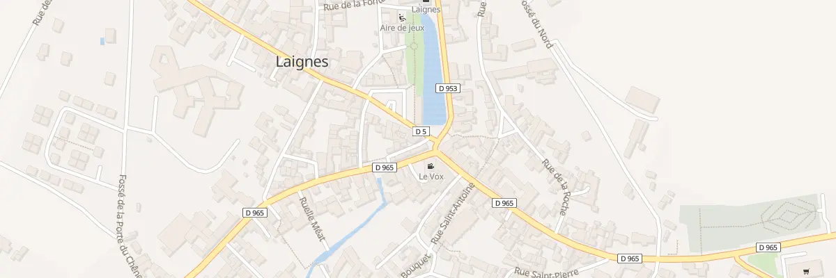 Plan du 1 Pl Victor Gat à Laignes