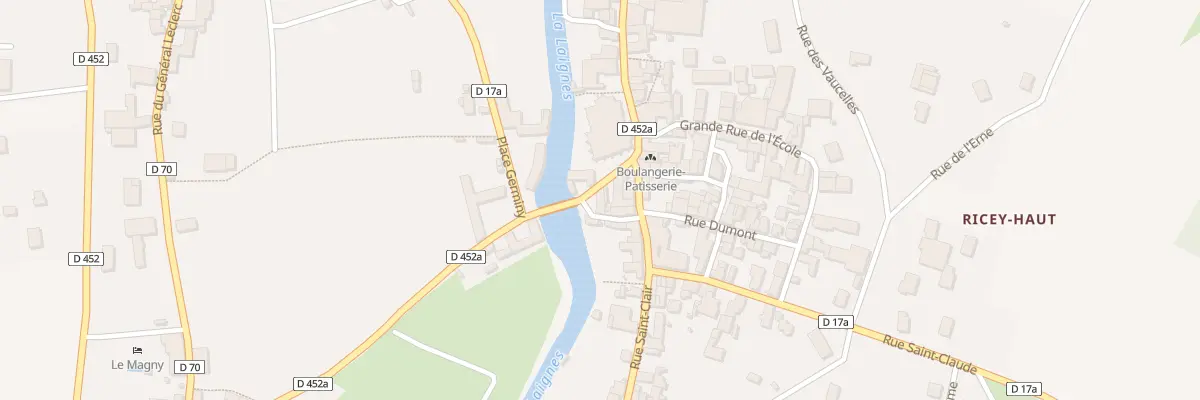 Plan du 11 Pl de l’Eglise de Ricey Haut aux Riceys
