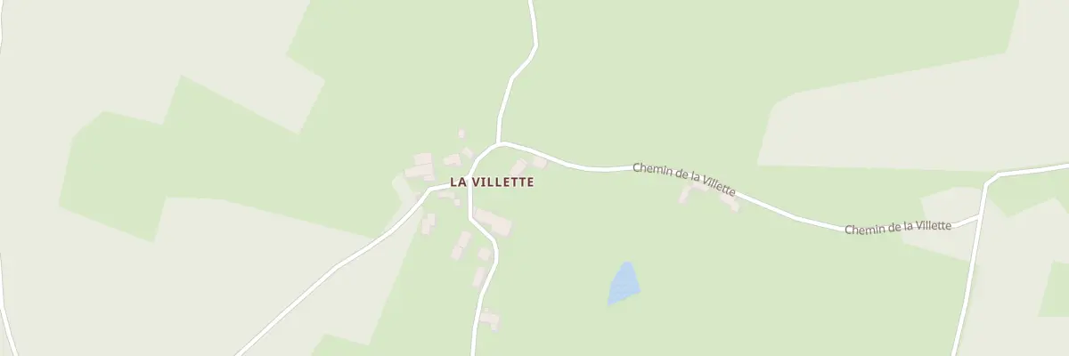 Plan du 5445 La Villette à Dunières