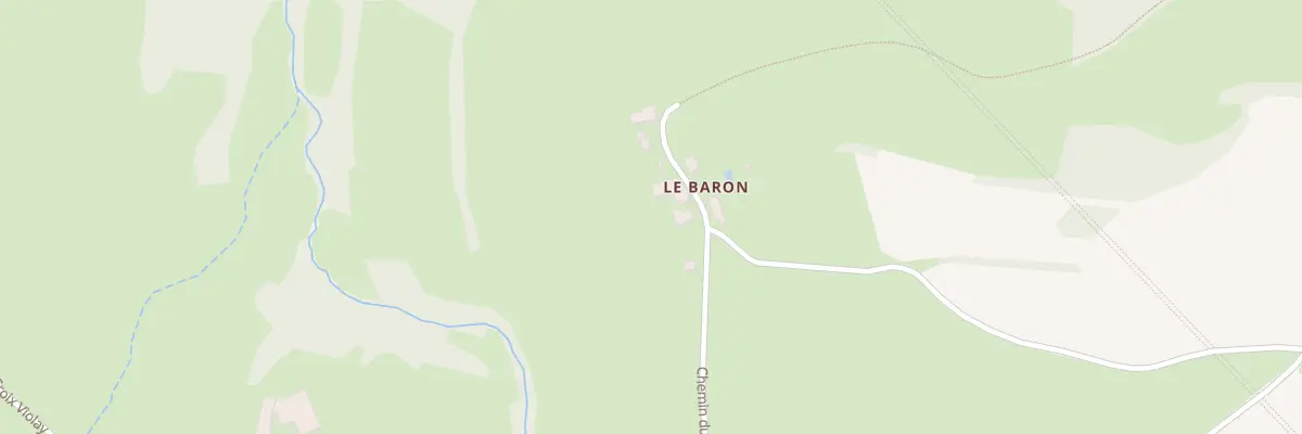 Plan du 395 Che du Baron aux Sauvages