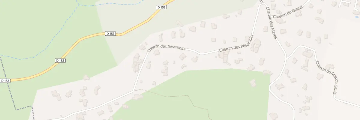 Plan du 59 Che Chemin des Reservoirs à Saint-Sernin