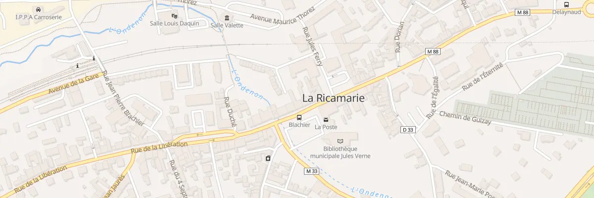 Plan du 6 Rue de la Libération à La Ricamarie