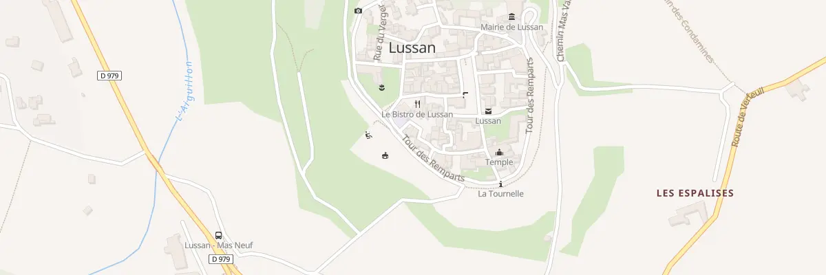 Plan du 5052 Rue Tour des Remparts à Lussan