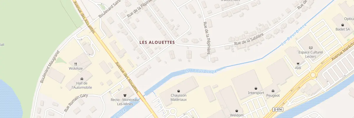 Plan du 11 Rue des Bains à Montceau-les-Mines