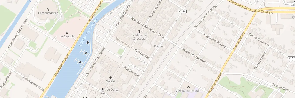 Plan du 15 Rue Danton à Montceau-les-Mines