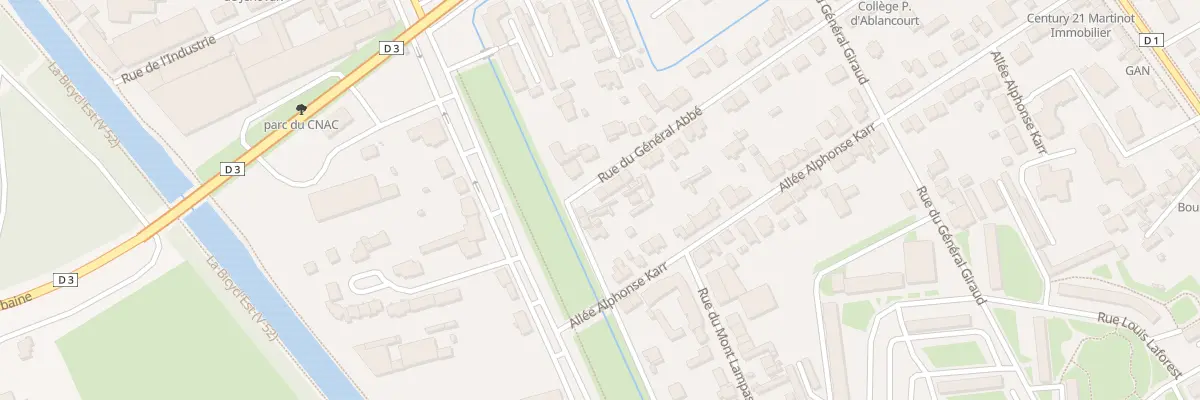 Plan du 65 Rue du Général Abbé à Châlons-en-Champagne