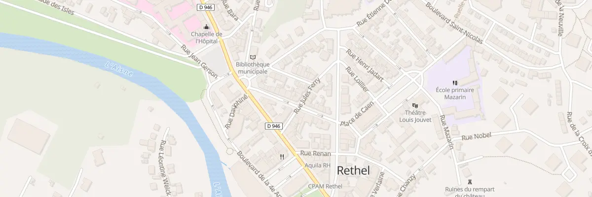 Plan du 8B Rue Boucher de Perthes à Rethel