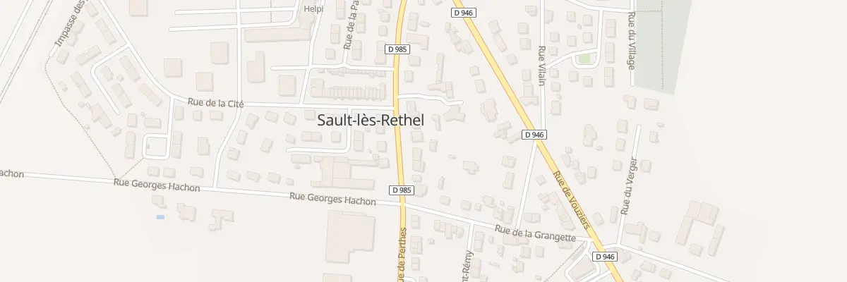Plan du 225 Rue de Perthes à Sault-lès-Rethel