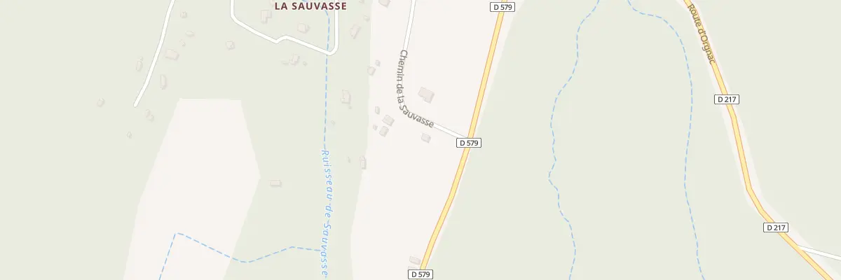 Plan du 692 Che de la Sauvasse à Vagnas