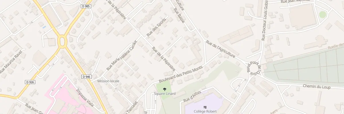 Plan du 4 Rue de la Pépiniére à Rethel
