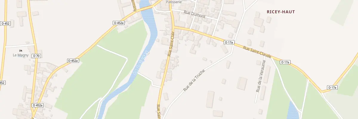 Plan du 7 Rue Saint Clair aux Riceys