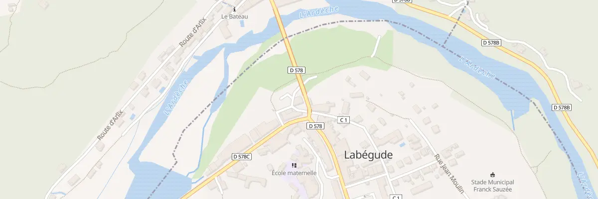 Plan du 21 Rte Nationale à Labégude