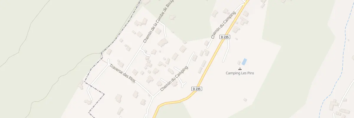 Plan du 26B Che du Camping à Aubenas