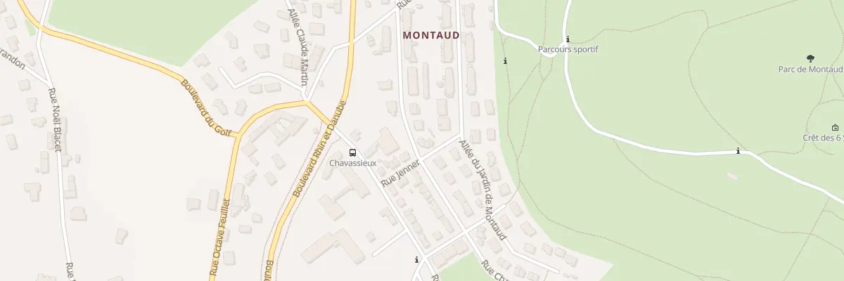 Plan du 2 Rue Chavassieux à Saint-Étienne
