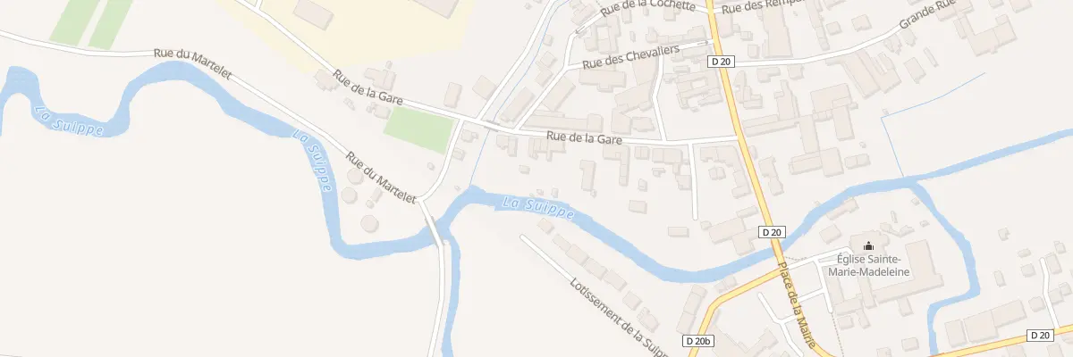 Plan du 21 Rue de la Gare à Bétheniville