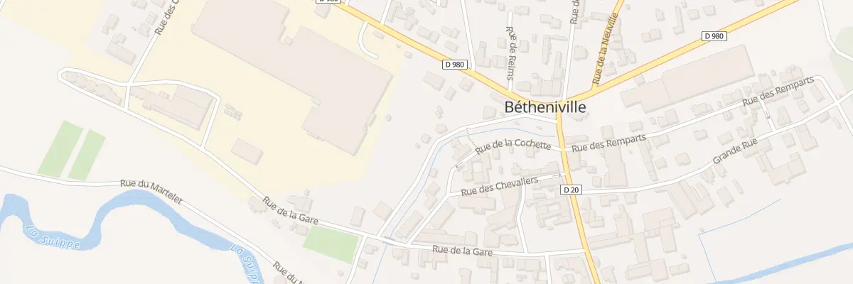 Plan du 10 Rue du Martelet à Bétheniville