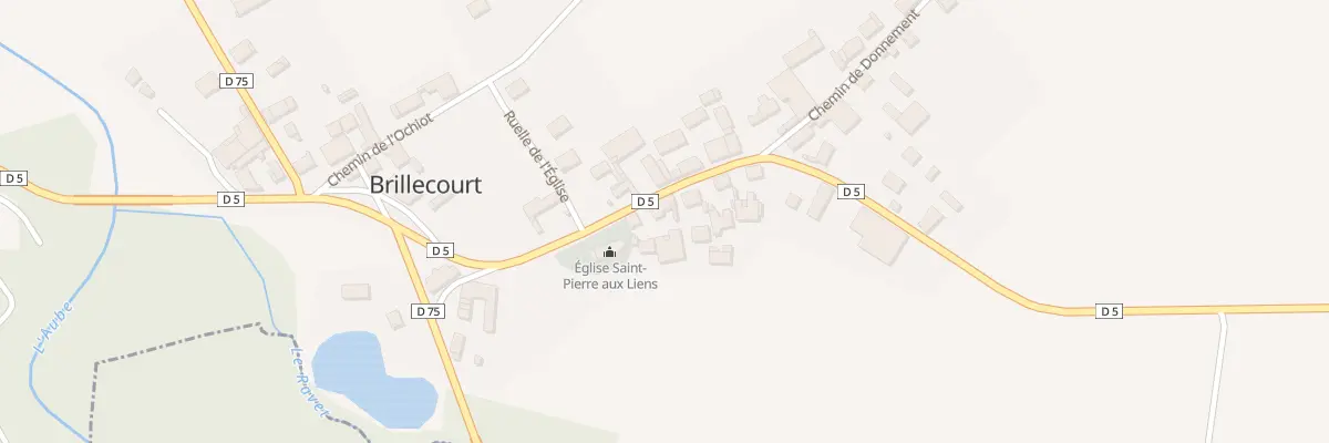 Plan du 27 Rue Principale à Brillecourt